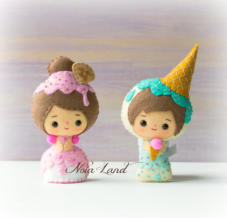 Ice cream dolls: PDF Pattern image 5