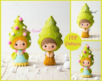 Christmas Tree elves (PDF Pattern)