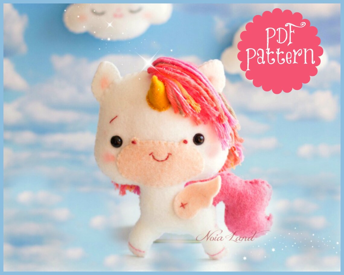 Unicorn PDF Pattern - Etsy