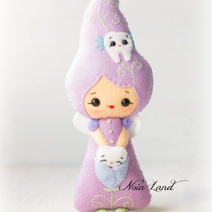 Teeth fairy. PDF pattern. Felt doll. image 3