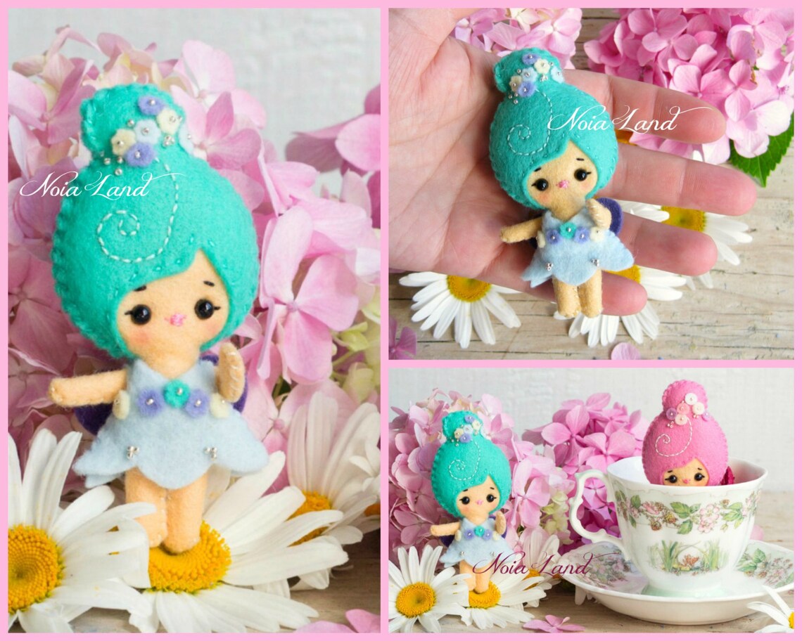 PDF Pattern. Tiny fairies. | Etsy