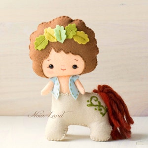 Greek Mythology. Centaur. PDF pattern. Felt doll. image 2