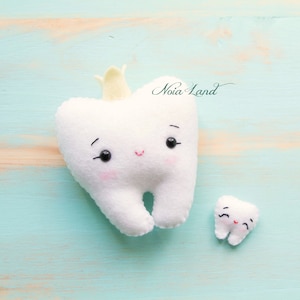 Teeth fairy. PDF pattern. Felt doll. image 5