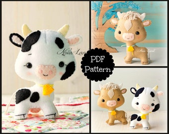 Cow and Ox (PDF Pattern)