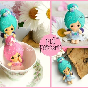 PDF Pattern. Tiny fairies.