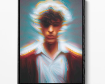 Abstract Glitch Surreal Portrait Wall Art (Digital Download)