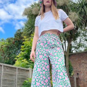 Ready to dispatched Happy Cherry Blossom culottes size 10/12