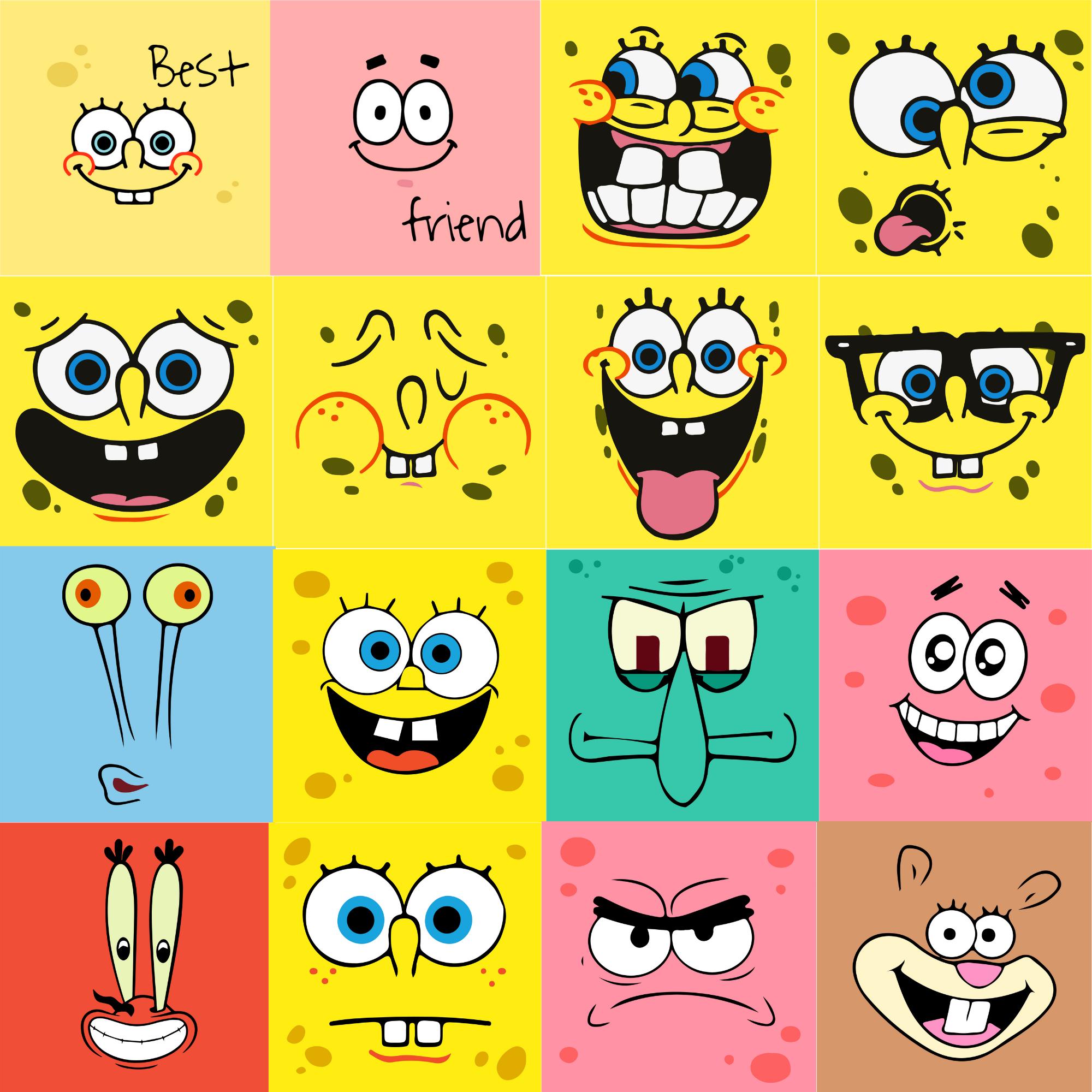 Silueta de bob esponja - Etsy México, image size:2000x2000