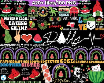 Watermelon SVG Bundle, Watermelon Slice SVG, Watermelon Png, Watermelon Svg, Watermelon Clipart, Watermelon Vector, Watermelon Cut File