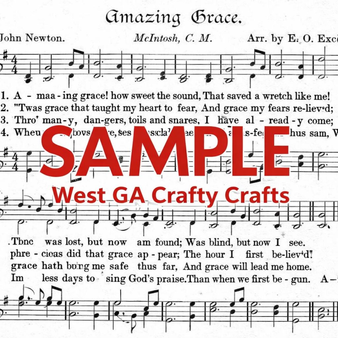 Gospel Hymn Sheet Music for Engraving, Printing (500+ Arrangements) - Etsy