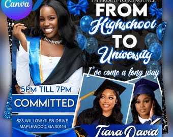 College Decision Day Flyer: Graduation Announcement, Senior 2025 (Digital Download)