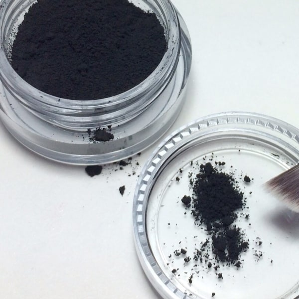 Blackest Black - Ultra Concentrated Mineral Eyeliner - Mild, Gentle, Natural Eye Makeup, NO PRESERVATIVES, No Additives or Fillers