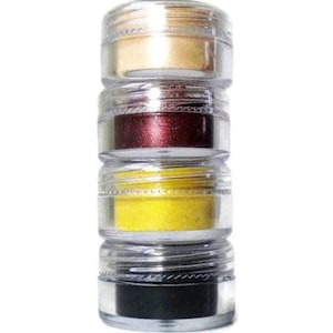 Minerale oogschaduw - natuurlijk veganistisch pigment, geen TALC minerale make-up - SET van VIER - kies je tinten - gratis verzending