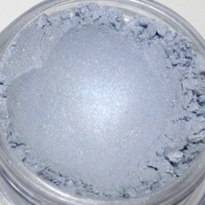 BLUE FROST - Vegan Eye Shadow, Mineral Eye Brightening Eyeshadow Highlighter, Loose Mica Powder Pigment - Sample Sizes & Refills Available