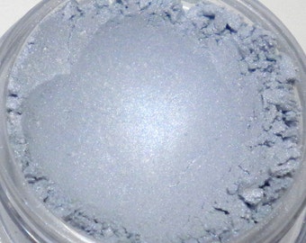 BLUE FROST - Vegan Eye Shadow, Mineral Eye Brightening Eyeshadow Highlighter, Loose Mica Powder Pigment - Sample Sizes & Refills Available