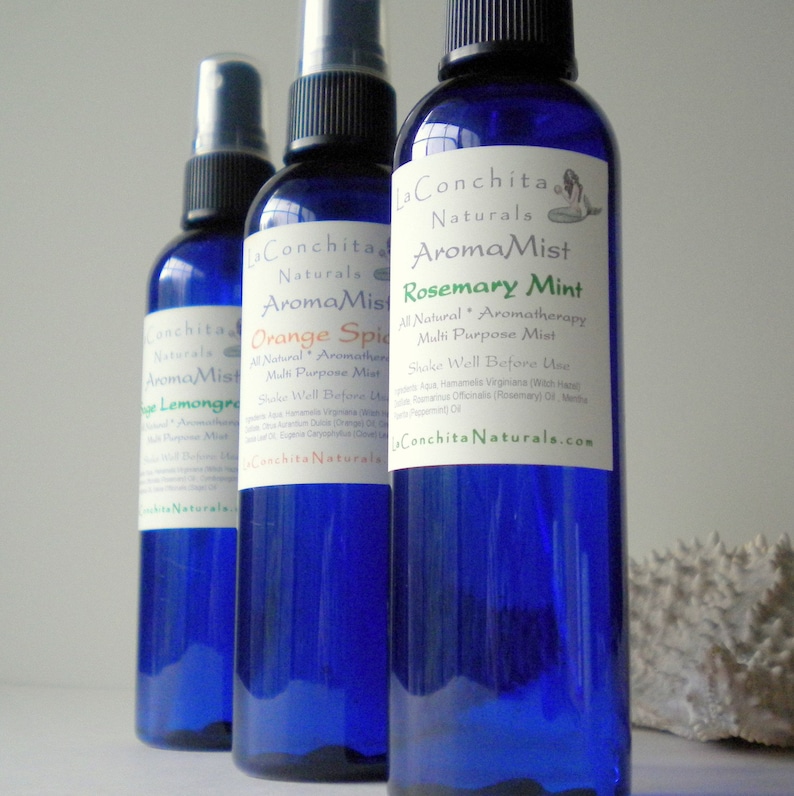 Natural Rosemary Mint Air Freshener Ecofriendly Room Spray Etsy