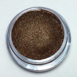 ICED LATTE Mineral Eyeshadow, Brown Shimmer, VEGAN Loose Powder Pigment Makeup, No Fillers, No Talc, No Gluten, Samples & Refills Available