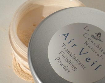 Mineral Make-up Schleier Finishing Powder - Seidiges, durchscheinendes, vielseitig verwendbares Mineralpuder Nachfüllpuder,