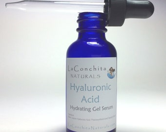 Sérum d'eau à l'acide hyaluronique pur, crème hydratante pour le visage sans huile pour tous les types de peau, sans conservateurs parabènes, végétalien, fabriqué sur commande,