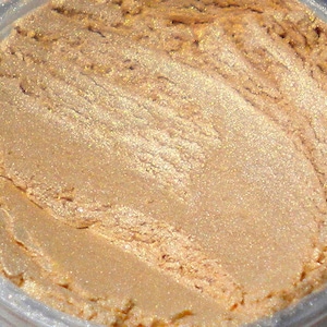 Iluminador de sombras de ojos mineral Gold Pearl, pigmento suelto de mica en polvo (muestras y opciones de recarga disponibles)