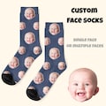 Custom Face Socks, Personalized Socks with Human Faces, Unique Funny Gift, Funny Gift for Bride or Bridesmaids,  Custom Face Socks product logo