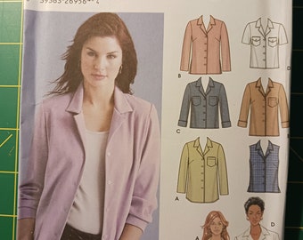 Simplicity Pattern 5455 Women Size R5 14 - 22 Shirt