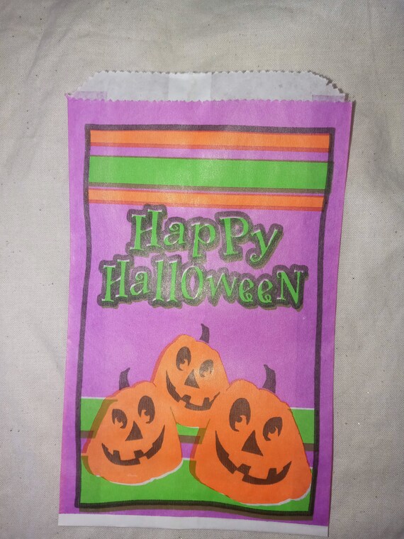Halloween Vintage Paper Trick or Treat Bags Set o… - image 8