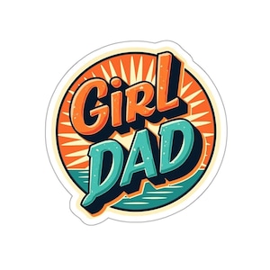 女の子のお父さんのステッカー ユニークな装飾オプションのための耐久性のあるビニール