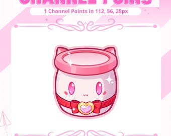 Puntos de canal para Twitch / Icono de punto de canal de Twitch / Emotes de Twitch / Emotes de transmisión / Discord / Canjear puntos de canal