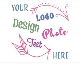 5 Sizes Car Magnet - Custom Design Photo Logo Text