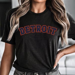 Retro Tiger Shirt, Retro Detroit Baseball Sweatshirt, Detroit Baseball Fan, Detroit Tigers Vintage Shirt, Perfect Game Day Gift