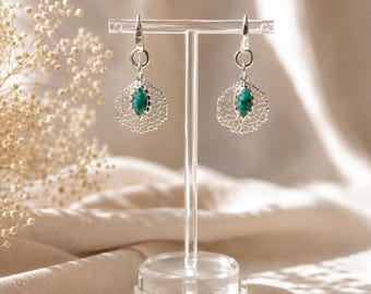 Emerald Reef Earrings