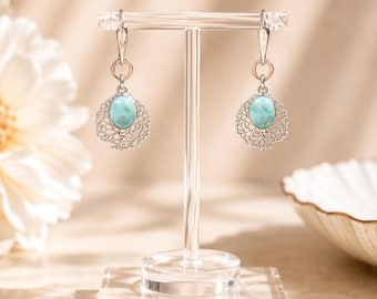 Forever Romantic Larimar Dangles