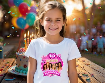 Custom Kat seye  Birthday Girl Shirt, Personalized Kat seye  Birthday Tee, Back to School, Gift for K-pop fan,Birthday Gift for Kid