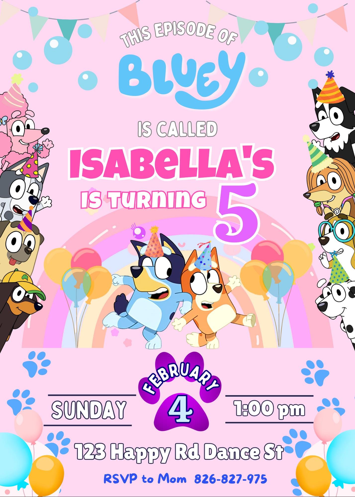 Editable Canva Invite Instructions