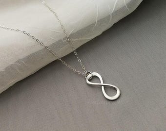 Sterling Silver Infinity Symbol Charm Or Pendant - 925 Silver, Simple Design, Made In USA