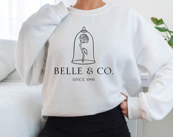 Disney Belle Sweatshirt, Disney Princess Shirt, Bella And Co Shirt, Disney Princess Gift, Disney Family Shirt, Disney Trip Shirt, Disney Kid