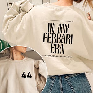 Formula 1, Lewis Hamilton, Ferrari Era Unisex T-shirt, 44, Ferrari Merch, Ferrari T-shirt, F1, Formula 1 T-Shirt, Formula 1 Merch, F1 Gift