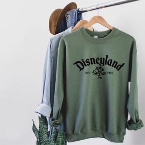 Disneyland EST 1955 Hoodie, Mickey Disney Sweatshirt, Disneyland Trip Sweat, Vintage Disneyland Sweatshirt, Disney Matching Hoodies, Epcot image 2