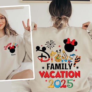 Disney 2025 Family Vacation Shirts, Mickey Castle 2025 Shirts, Disneyland Family Trip Shirt, Custom Mickey Trip Shirt