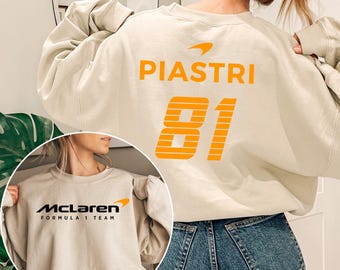 Oscar Piastri Formula One Sweatshirt, Lando Norris Shirt, Oscar Piastri F1 Sweater, Oscar Piastri 81, F1 Shirt Lando Norris, F1 Shirt
