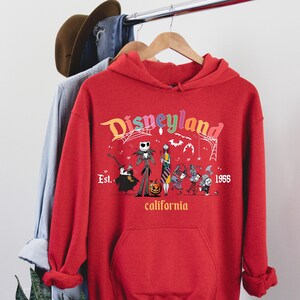 Vintage Jack Skellington Sweatshirt, Fall Skellington Sweatshirt, Halloween Shirt, Nightmare Before Christmas Shirt, Fall Womens Sweatshirt image 3