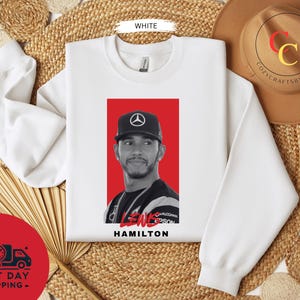 Champions Never Give Up! Brand New & Bold: Exclusive Lewis Hamilton T-Shirt