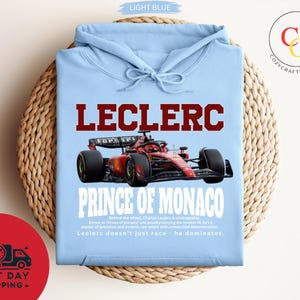 Vintage Charles Leclerc Prince of Monaco Shirt, Ferrari F1 Retro T-Shirt, Formula 1 Leclerc 16 T-shirt, Monaco GP Fan Gift