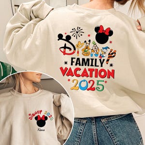 Disney 2025 Family Vacation Shirts, Mickey Castle 2025 Shirts, Disneyland Family Trip Shirt, Custom Mickey Trip Shirt