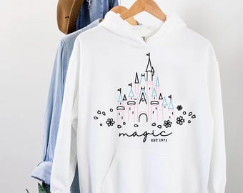 Disney castle watercolor sweatshirt,  Disney sweater, Magical Castle Sweatshirt, Magic Kingdom Sweatshirt, Princess Castle