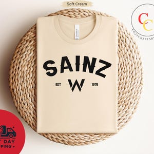 Carlos Sainz Formula One Tshirt, F1 Shirt, F1 Tshirt, Carlos Sainz Shirt, Carlos Sainz F1, Sainz F1 Tshirt, Team Sainz, F1 Sainz Merch