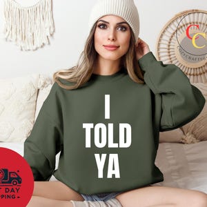 I Told Ya Shirt, as worn by Zendaya and JFK Jr - Challengers Tee Movie