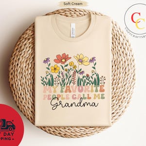 My Favorite People Call Me Grandma Shirt, Custom Grandma T Shirt, Grandma Announcement, Personalized Grandma Shirt, Gifts For Grandma Gift