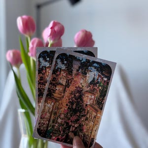 Set mit 4 Weihnachtspostkarten - Original Urlaubsfotografie, 10x15 Blankokarten für das Senden von herzlichen Wünschen oder als Feiertagsdekoration